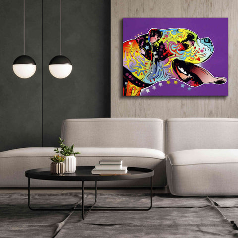 Image of 'Happy Boxer' by Dean Russo, Giclee Canvas Wall Art,54x40