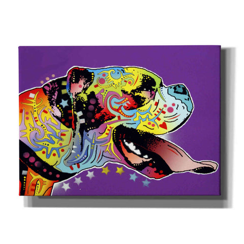 Image of 'Happy Boxer' by Dean Russo, Giclee Canvas Wall Art