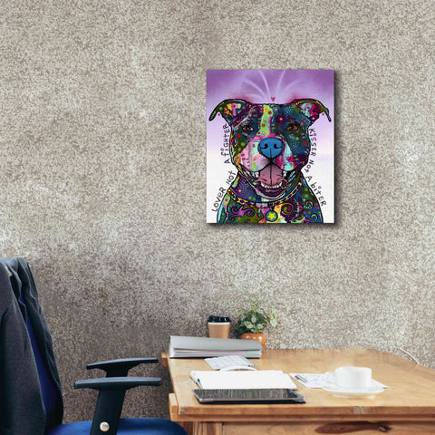 Image of 'Lover Not A Fighter' by Dean Russo, Giclee Canvas Wall Art,20x24