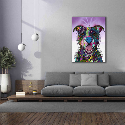 Image of 'Lover Not A Fighter' by Dean Russo, Giclee Canvas Wall Art,40x54