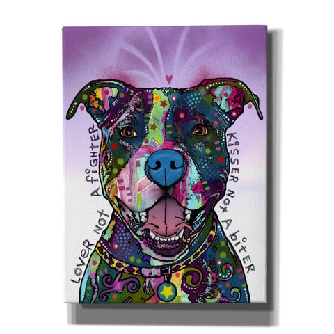 Image of 'Lover Not A Fighter' by Dean Russo, Giclee Canvas Wall Art