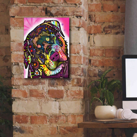 Image of 'Rottie' by Dean Russo, Giclee Canvas Wall Art,12x16