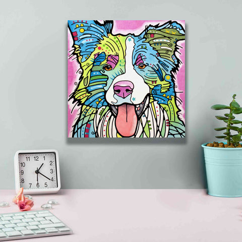 Image of 'Colly' by Dean Russo, Giclee Canvas Wall Art,12x12