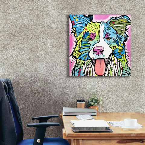 Image of 'Colly' by Dean Russo, Giclee Canvas Wall Art,26x26