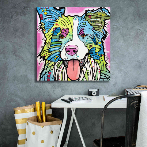 Image of 'Colly' by Dean Russo, Giclee Canvas Wall Art,26x26