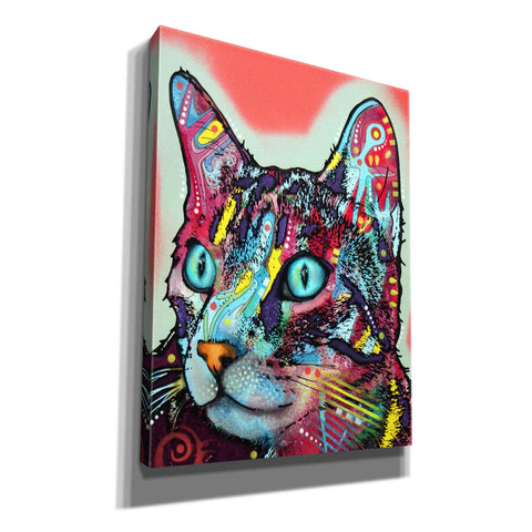 Image of 'Curious Cat' by Dean Russo, Giclee Canvas Wall Art