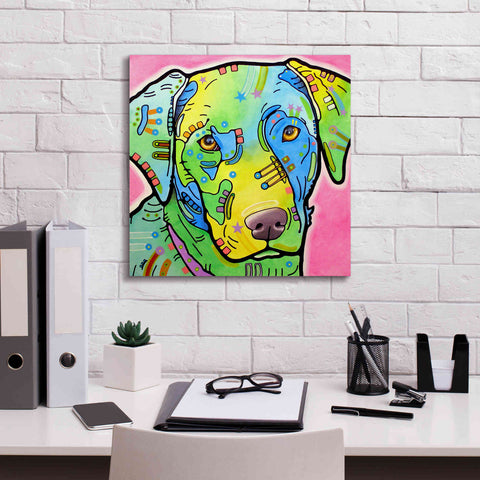 Image of 'Labrador' by Dean Russo, Giclee Canvas Wall Art,18x18