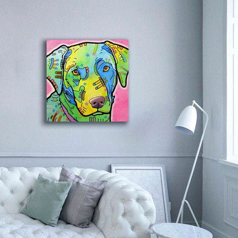 Image of 'Labrador' by Dean Russo, Giclee Canvas Wall Art,37x37