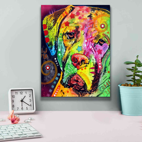 Image of 'Mastiff' by Dean Russo, Giclee Canvas Wall Art,12x16