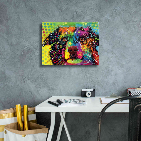 Image of 'Straight Aussie' by Dean Russo, Giclee Canvas Wall Art,16x12