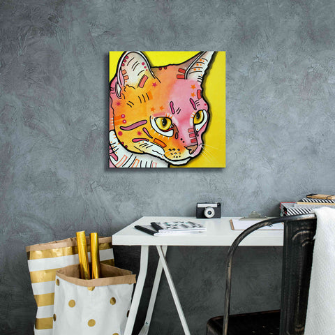 Image of 'Watching Rain' by Dean Russo, Giclee Canvas Wall Art,18x18