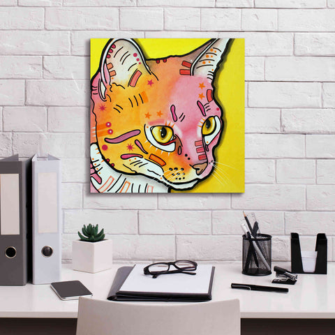 Image of 'Watching Rain' by Dean Russo, Giclee Canvas Wall Art,18x18