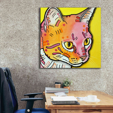 Image of 'Watching Rain' by Dean Russo, Giclee Canvas Wall Art,37x37