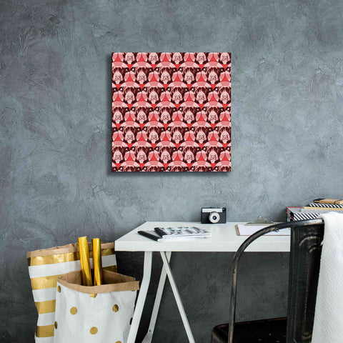 Image of 'Love A Bull Pattern 1' by Dean Russo, Giclee Canvas Wall Art,18x18