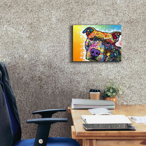 Image of 'Contemplative Pit' by Dean Russo, Giclee Canvas Wall Art,16x12