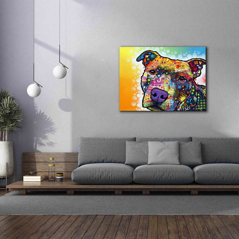 Image of 'Contemplative Pit' by Dean Russo, Giclee Canvas Wall Art,54x40