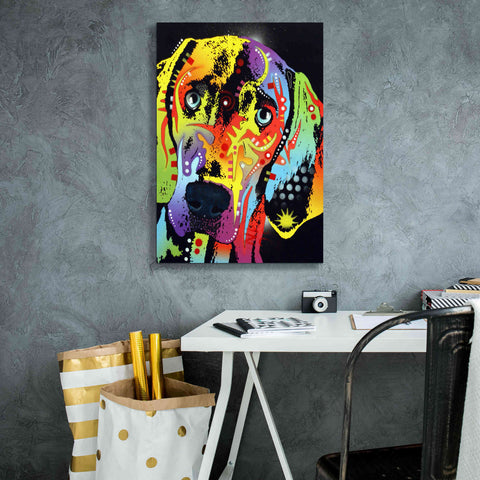 Image of 'Weimaraner' by Dean Russo, Giclee Canvas Wall Art,18x26