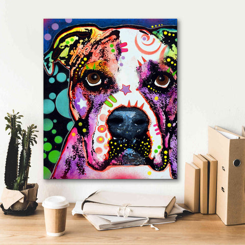 Image of 'American Bulldog 2' by Dean Russo, Giclee Canvas Wall Art,20x24