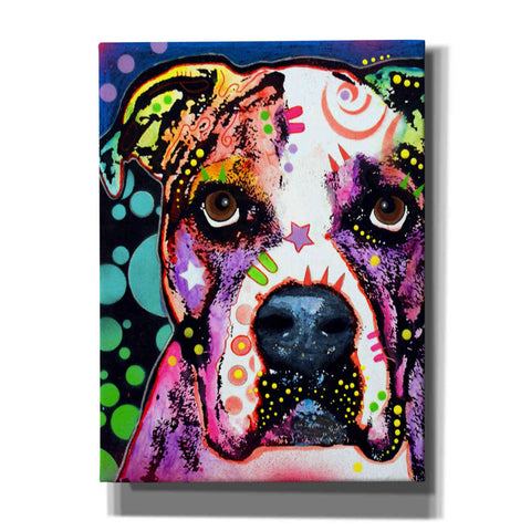 Image of 'American Bulldog 2' by Dean Russo, Giclee Canvas Wall Art