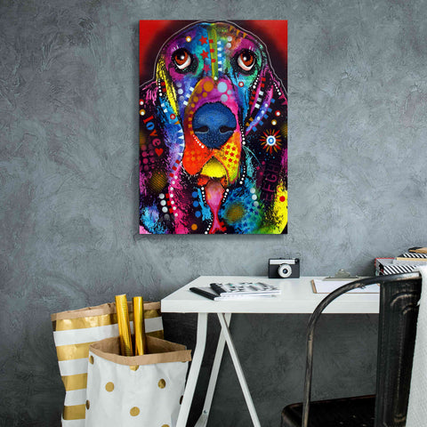 Image of 'Basset 2' by Dean Russo, Giclee Canvas Wall Art,18x26