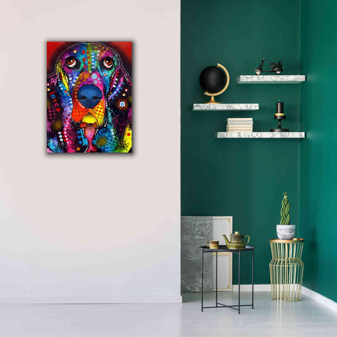 Image of 'Basset 2' by Dean Russo, Giclee Canvas Wall Art,26x34