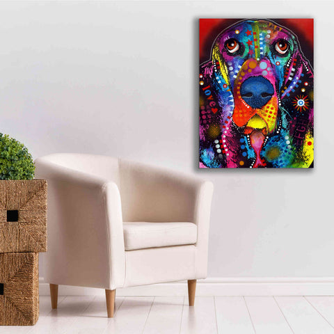 Image of 'Basset 2' by Dean Russo, Giclee Canvas Wall Art,26x34