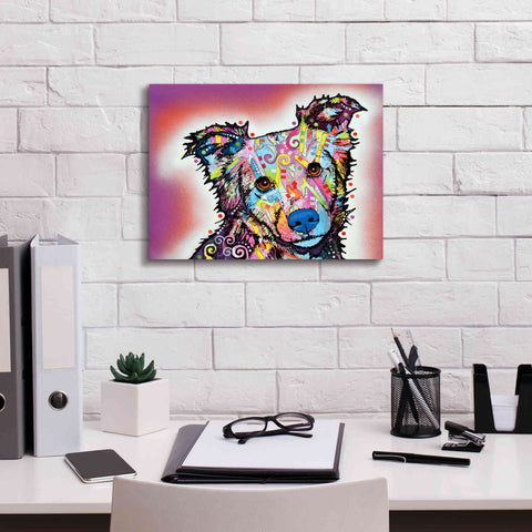 Image of 'Collied' by Dean Russo, Giclee Canvas Wall Art,16x12