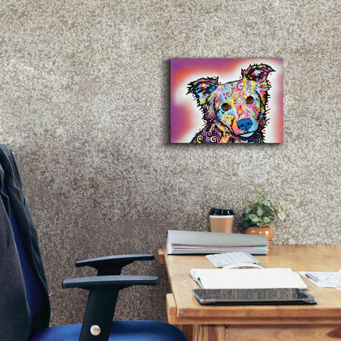 Image of 'Collied' by Dean Russo, Giclee Canvas Wall Art,16x12