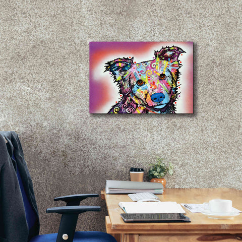 Image of 'Collied' by Dean Russo, Giclee Canvas Wall Art,24x20
