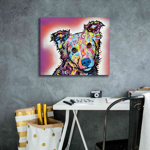 Image of 'Collied' by Dean Russo, Giclee Canvas Wall Art,24x20