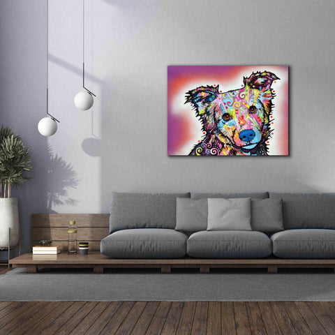 Image of 'Collied' by Dean Russo, Giclee Canvas Wall Art,54x40