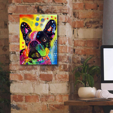 Image of 'French Bulldog 2' by Dean Russo, Giclee Canvas Wall Art,12x16