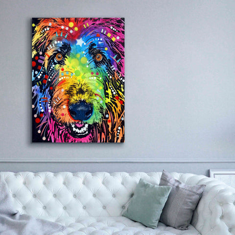 Image of 'Irish Wolfhound' by Dean Russo, Giclee Canvas Wall Art,40x54