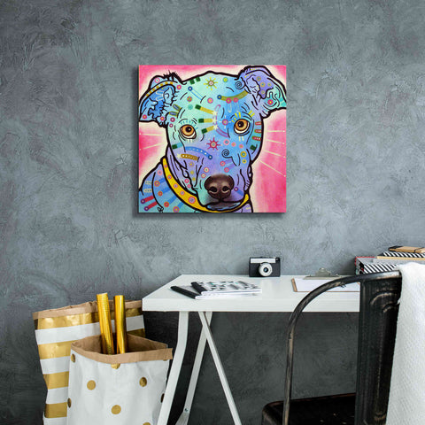 Image of 'Leer' by Dean Russo, Giclee Canvas Wall Art,18x18