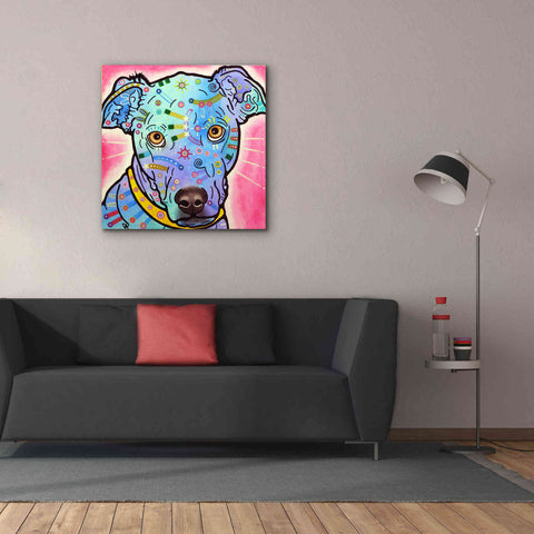 Image of 'Leer' by Dean Russo, Giclee Canvas Wall Art,37x37