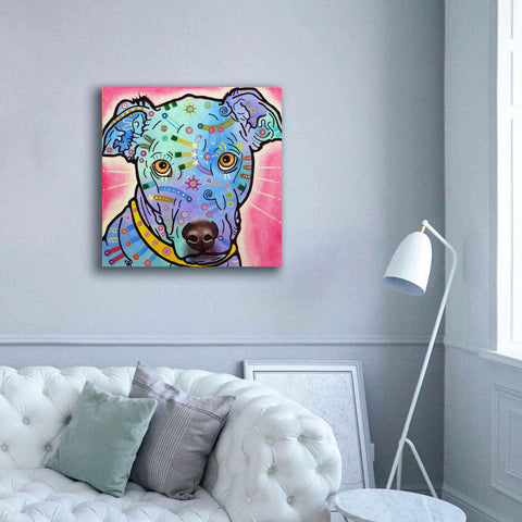 Image of 'Leer' by Dean Russo, Giclee Canvas Wall Art,37x37