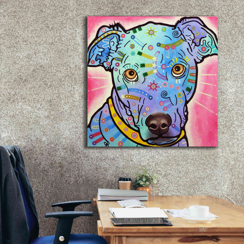 Image of 'Leer' by Dean Russo, Giclee Canvas Wall Art,37x37