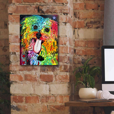 Image of 'Shih Tzu' by Dean Russo, Giclee Canvas Wall Art,12x16
