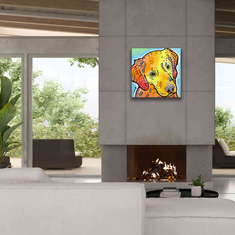 Image of 'The Golden(Ish) Retriever' by Dean Russo, Giclee Canvas Wall Art,26x26