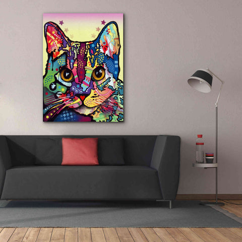 Image of 'Maya Cat' by Dean Russo, Giclee Canvas Wall Art,40x54