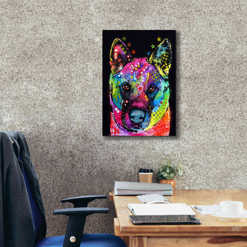 Image of 'Akita 2' by Dean Russo, Giclee Canvas Wall Art,18x26