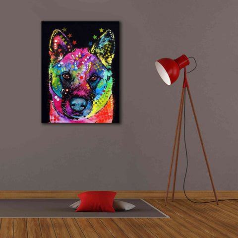 Image of 'Akita 2' by Dean Russo, Giclee Canvas Wall Art,26x34
