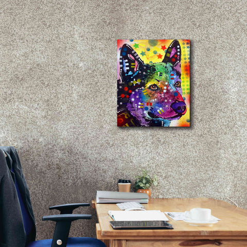 Image of 'Aus Cattle Dog' by Dean Russo, Giclee Canvas Wall Art,20x24