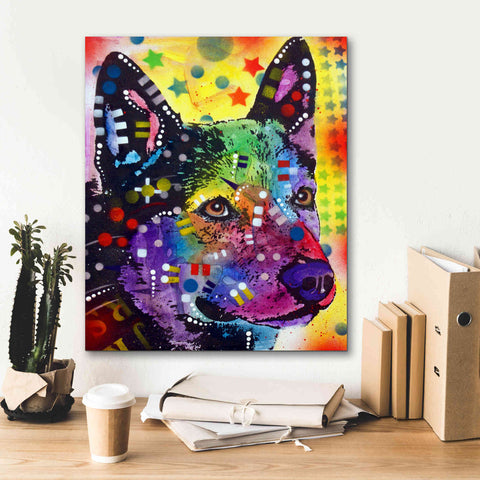 Image of 'Aus Cattle Dog' by Dean Russo, Giclee Canvas Wall Art,20x24