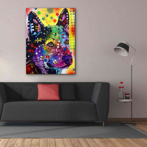 Image of 'Aus Cattle Dog' by Dean Russo, Giclee Canvas Wall Art,40x54