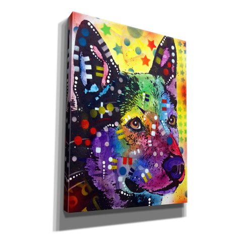 Image of 'Aus Cattle Dog' by Dean Russo, Giclee Canvas Wall Art