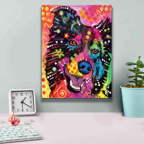 Image of 'Border Collie 2' by Dean Russo, Giclee Canvas Wall Art,12x16