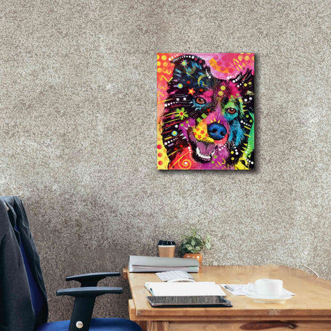 Image of 'Border Collie 2' by Dean Russo, Giclee Canvas Wall Art,20x24