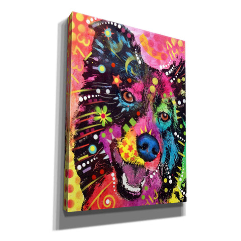 Image of 'Border Collie 2' by Dean Russo, Giclee Canvas Wall Art