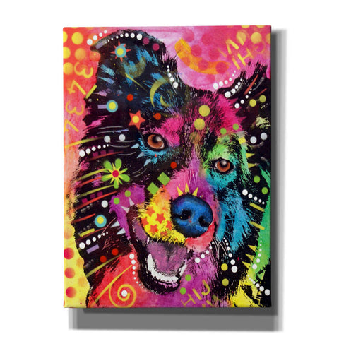Image of 'Border Collie 2' by Dean Russo, Giclee Canvas Wall Art